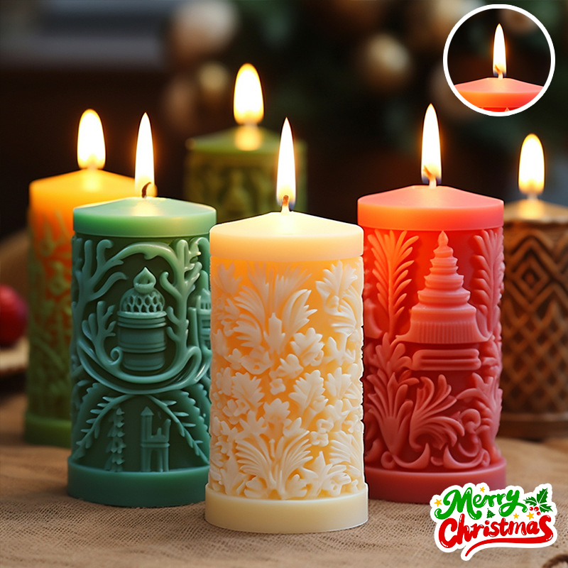 Home Fragrance Kit - Kit Cetakan Lilin Natal Silikon Bentuk