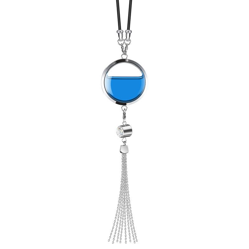 Diffuser Necklace Locket - Pengharum Mobil Logam Premium, Botol Diffuser