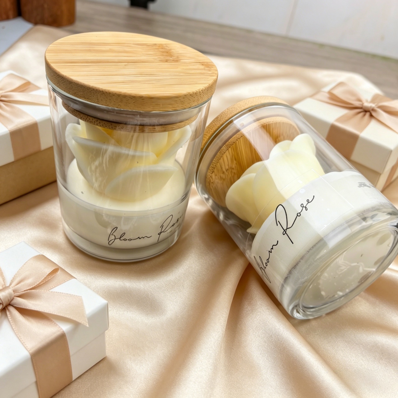 Lilin Beraroma Bentuk Mawar De - Home Fragrance Kit ulasan dan harga