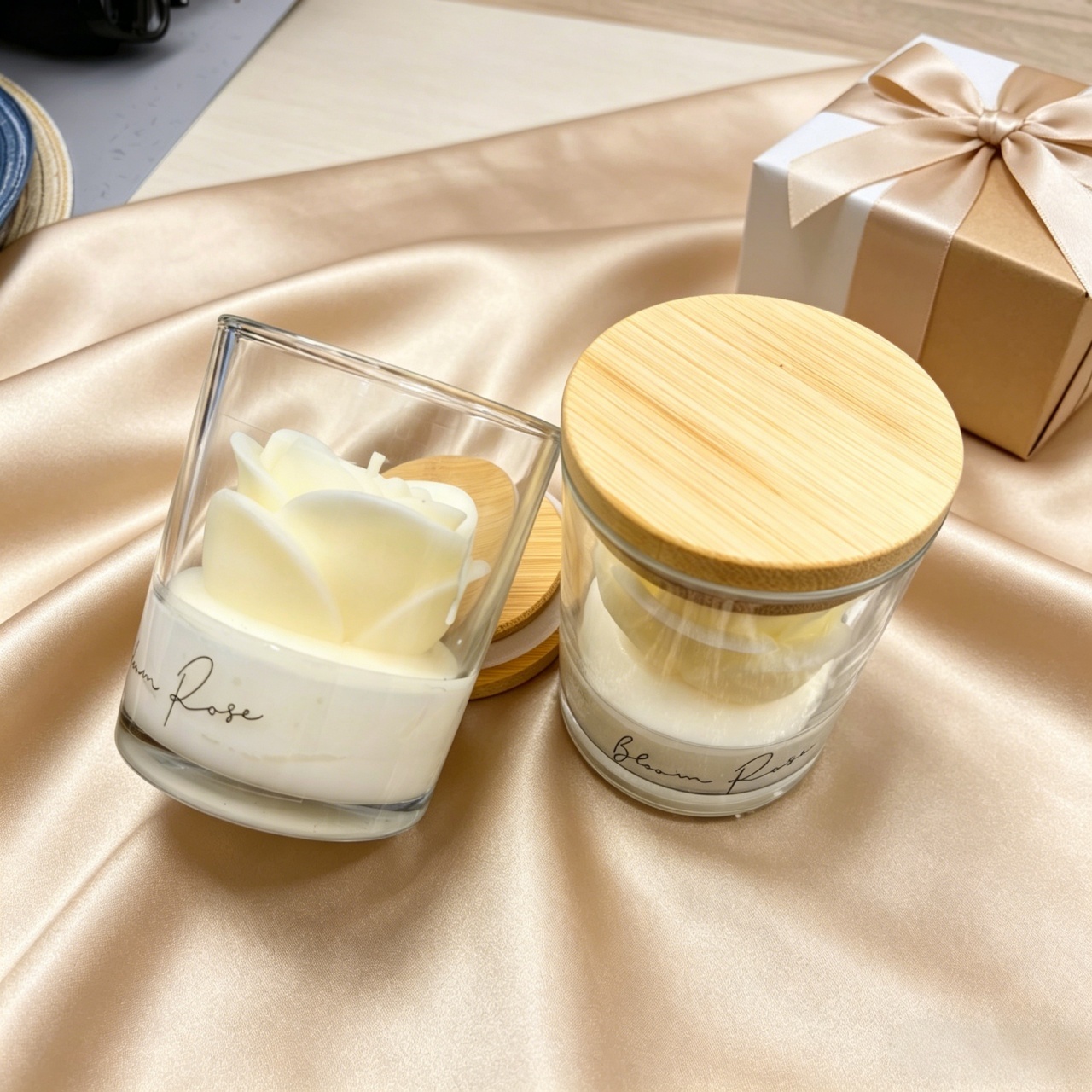 Lilin Beraroma Bentuk Mawar De - Home Fragrance Kit ulasan dan harga