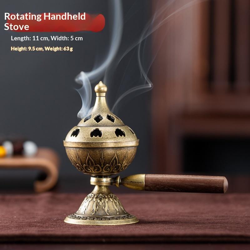 Pembakar Dupa Putar Portabel B - Home Fragrance Powder ulasan dan harga