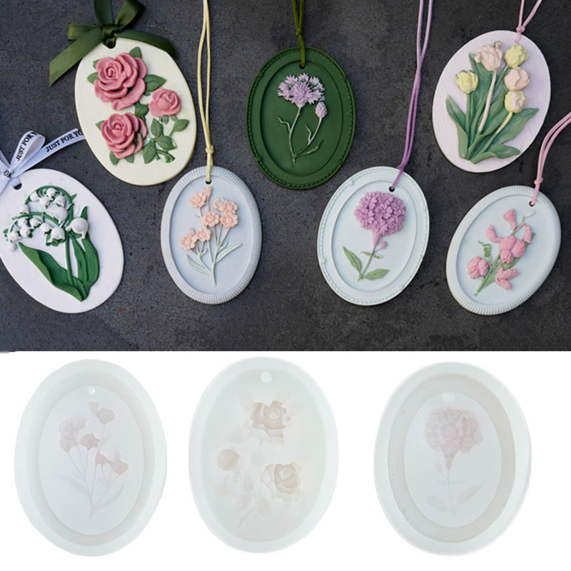 Cetakan Silikon Bunga Besar un - Diffuser Necklace Locket ulasan dan harga