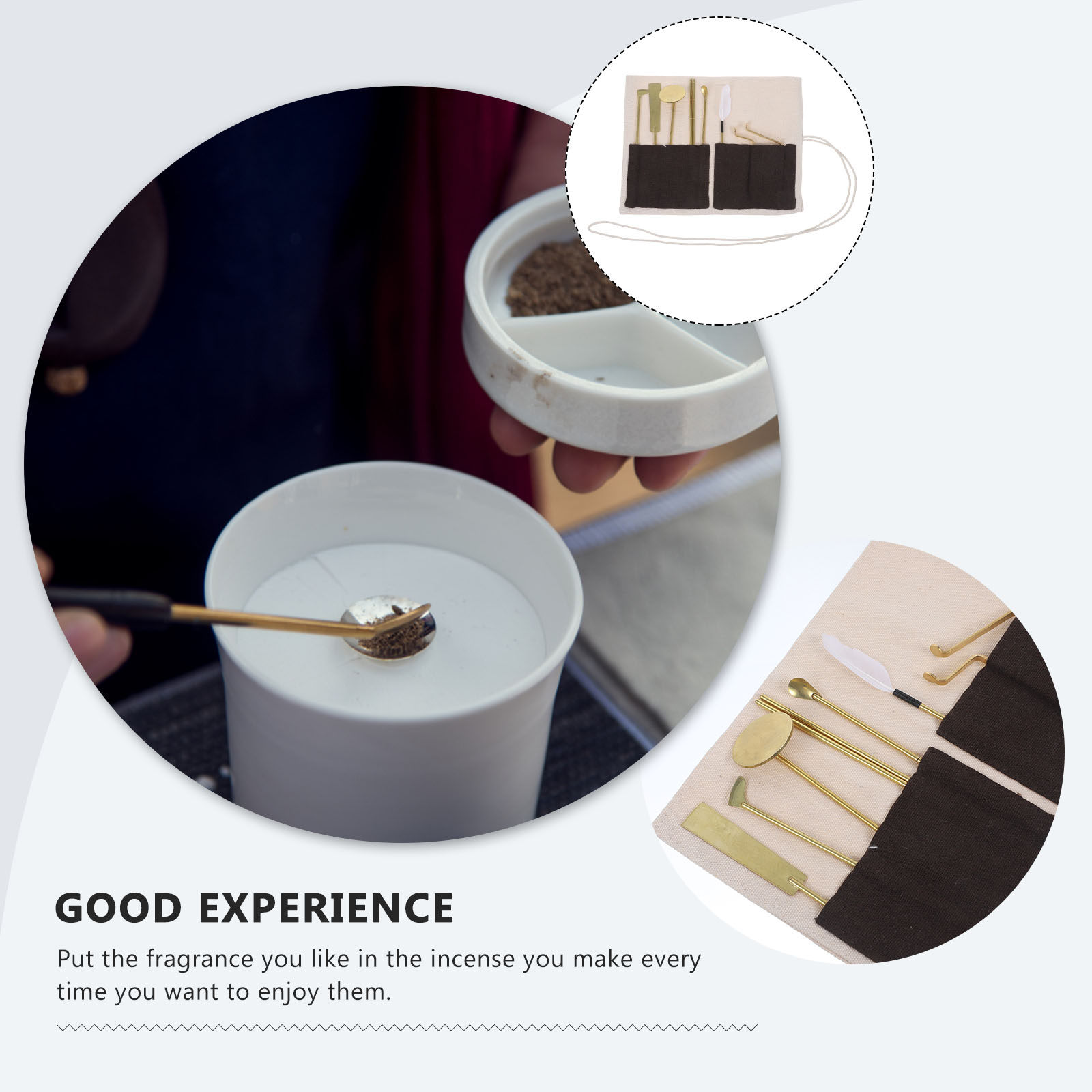 7 Buah Alat Pembuat Dupa Kunin - Home Fragrance Kit ulasan dan harga