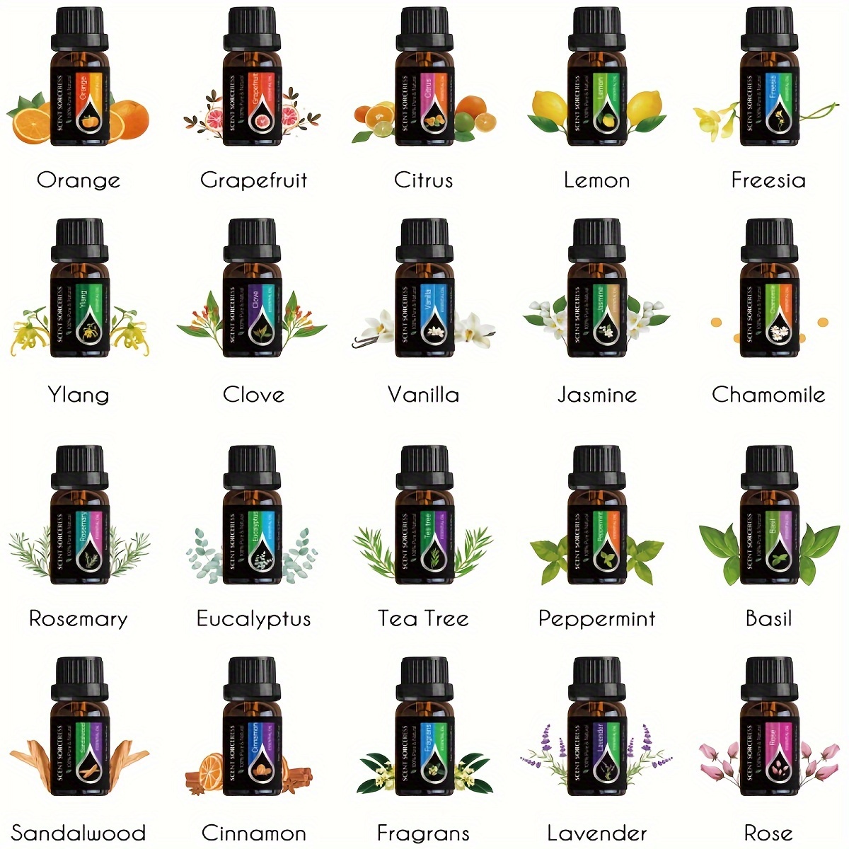 20pcs/set Set Minyak Esensial  - Home Fragrance Oils ulasan dan harga