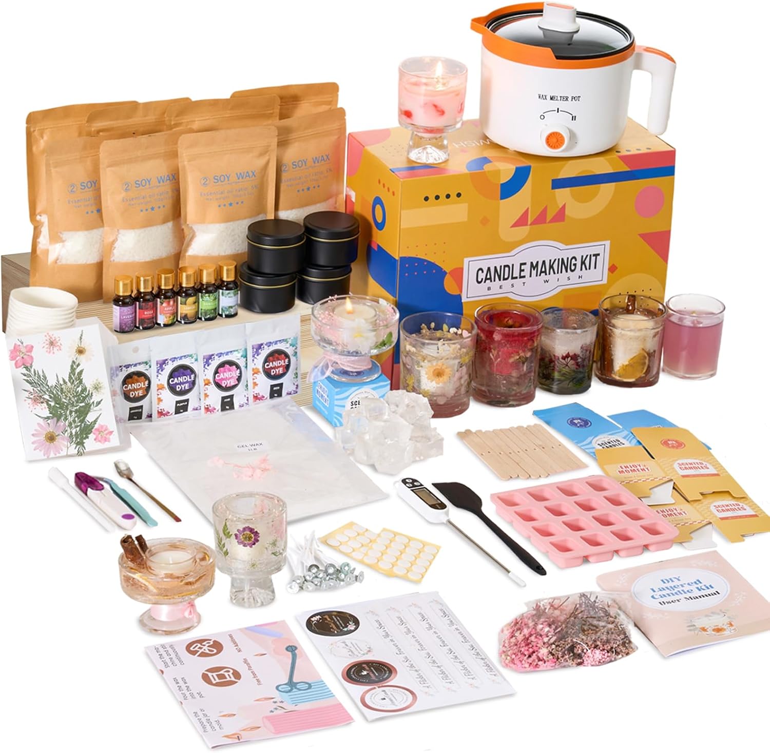 Kit Pembuatan Lilin DIY 2-in-1 - Home Fragrance Kit ulasan dan harga