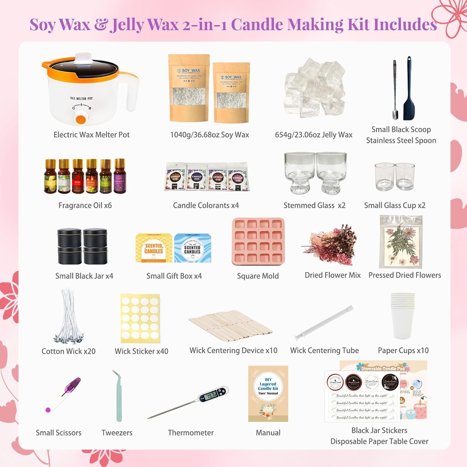 Kit Pembuatan Lilin DIY 2-in-1 - Home Fragrance Kit ulasan dan harga