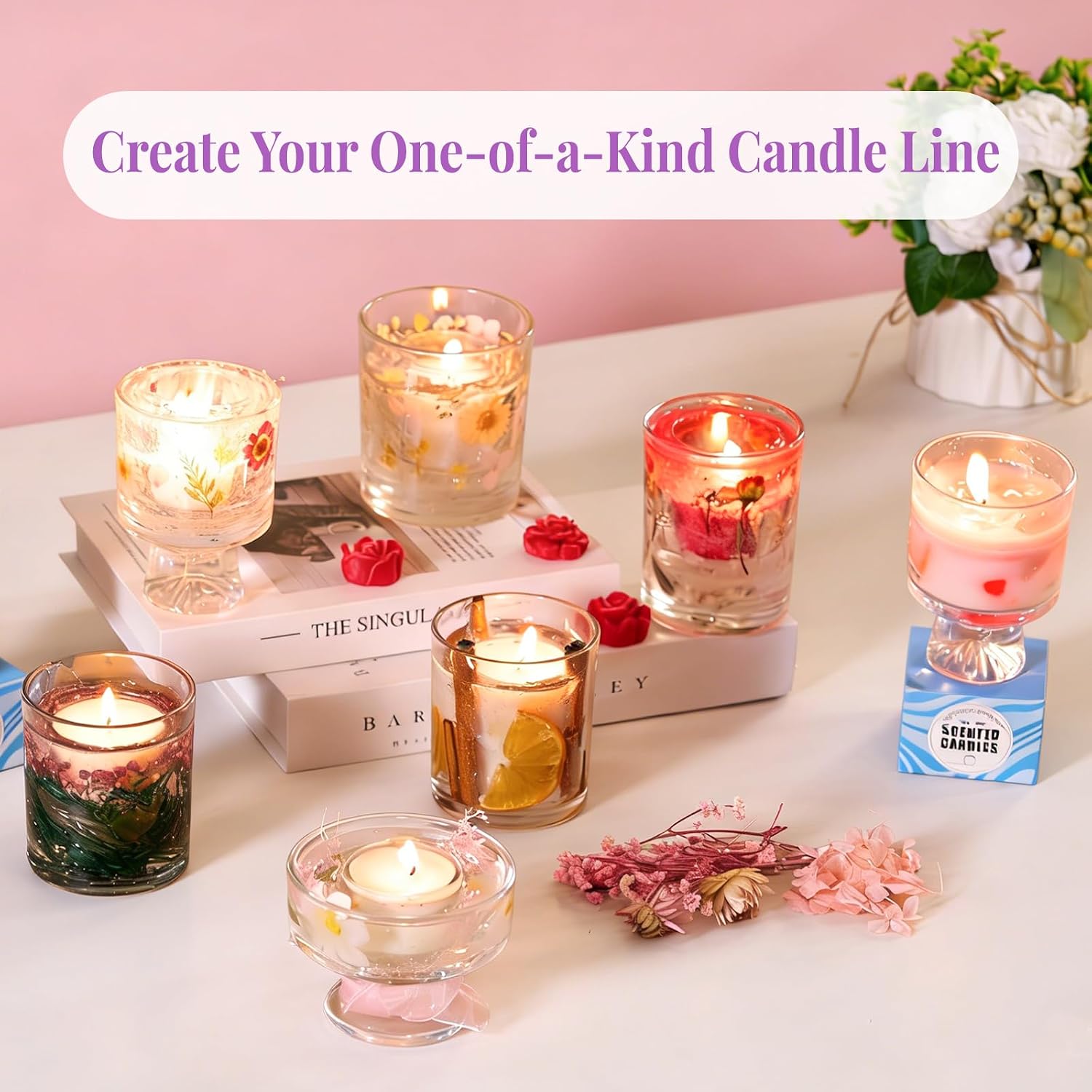 Kit Pembuatan Lilin DIY 2-in-1 - Home Fragrance Kit ulasan dan harga