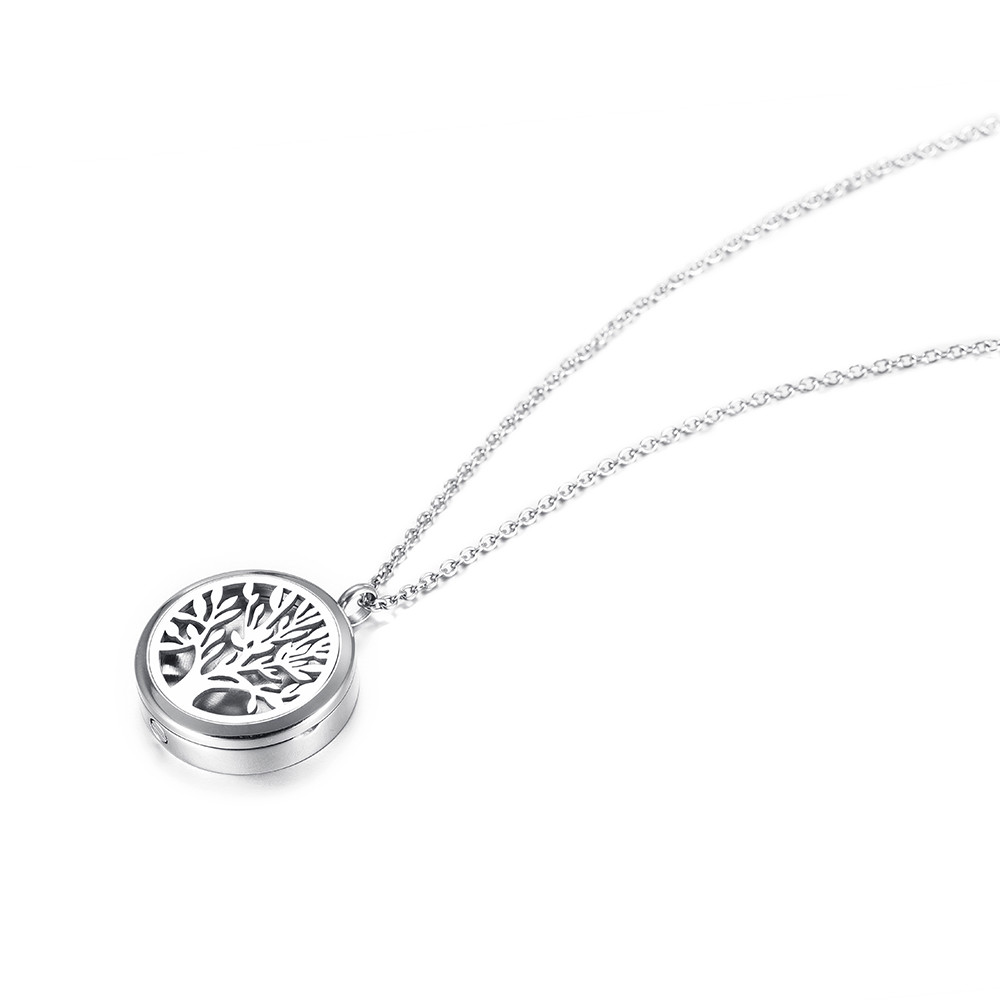 Pohon Kehidupan Kremasi Guci L - Diffuser Necklace Locket ulasan dan harga
