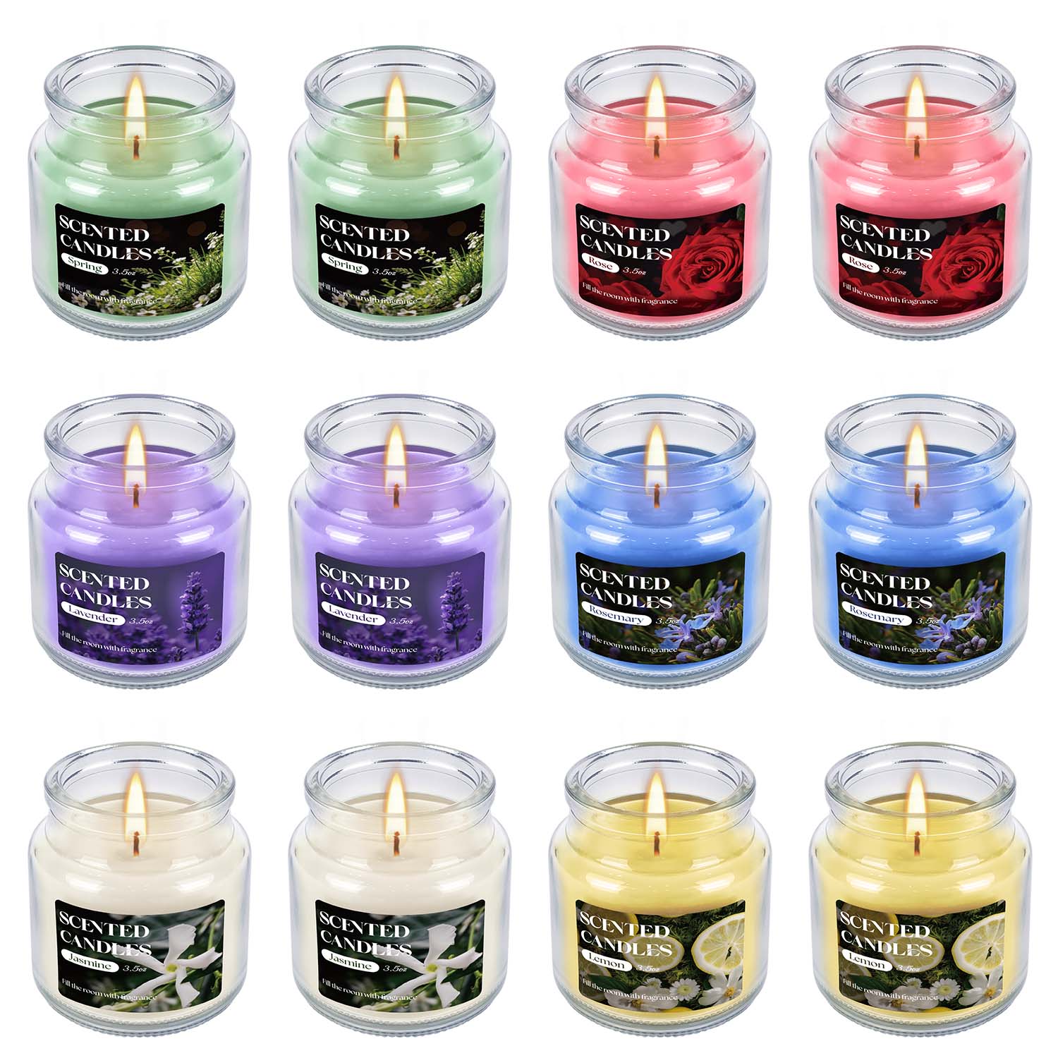 12 buah lilin beraroma tutup b - Home Fragrance Options ulasan dan harga
