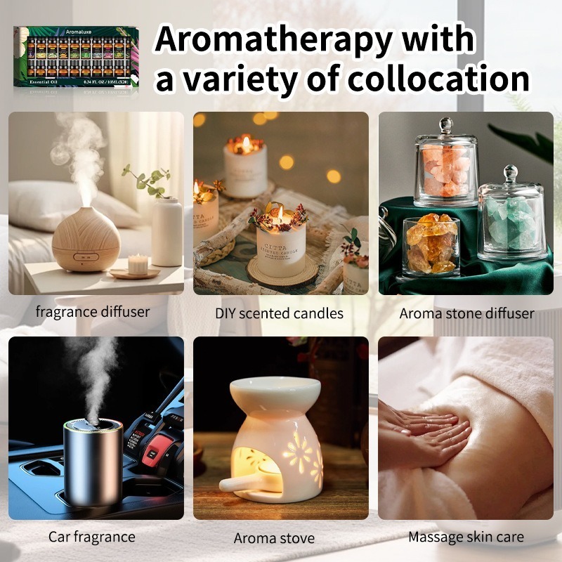 20 Jenis Set Minyak Esensial A - Home Fragrance Jasmine & Yuzu Porcelain Diffuser ulasan dan harga