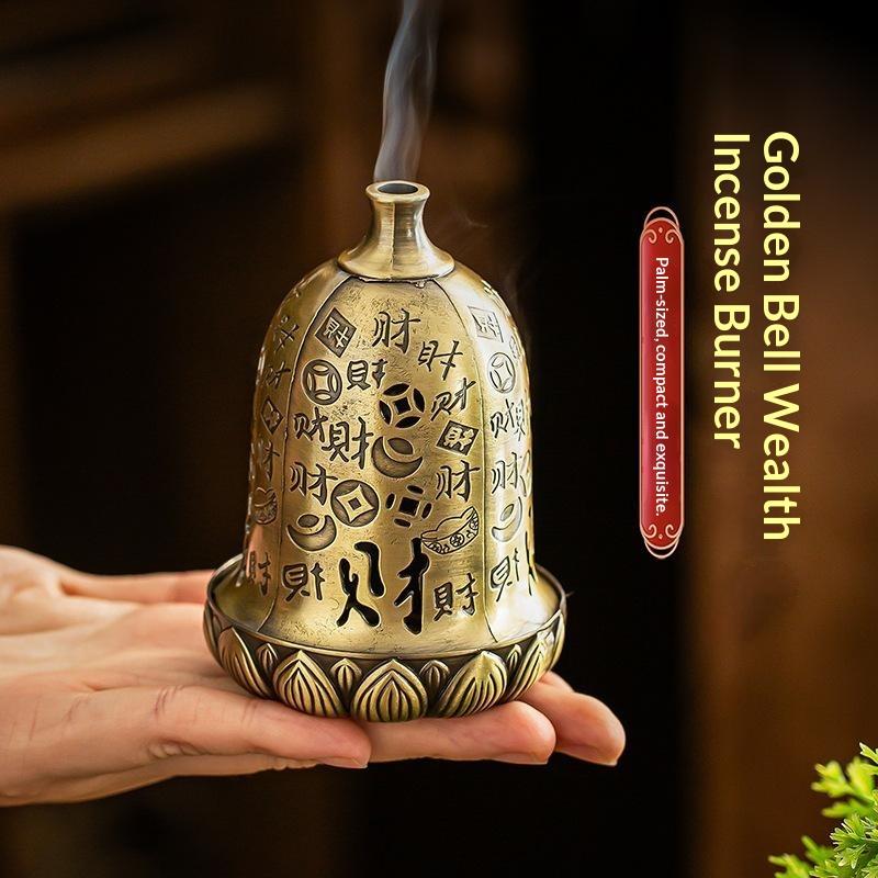 【S】Tempat Dupa Logam Berongga, - Home Fragrance Powder ulasan dan harga