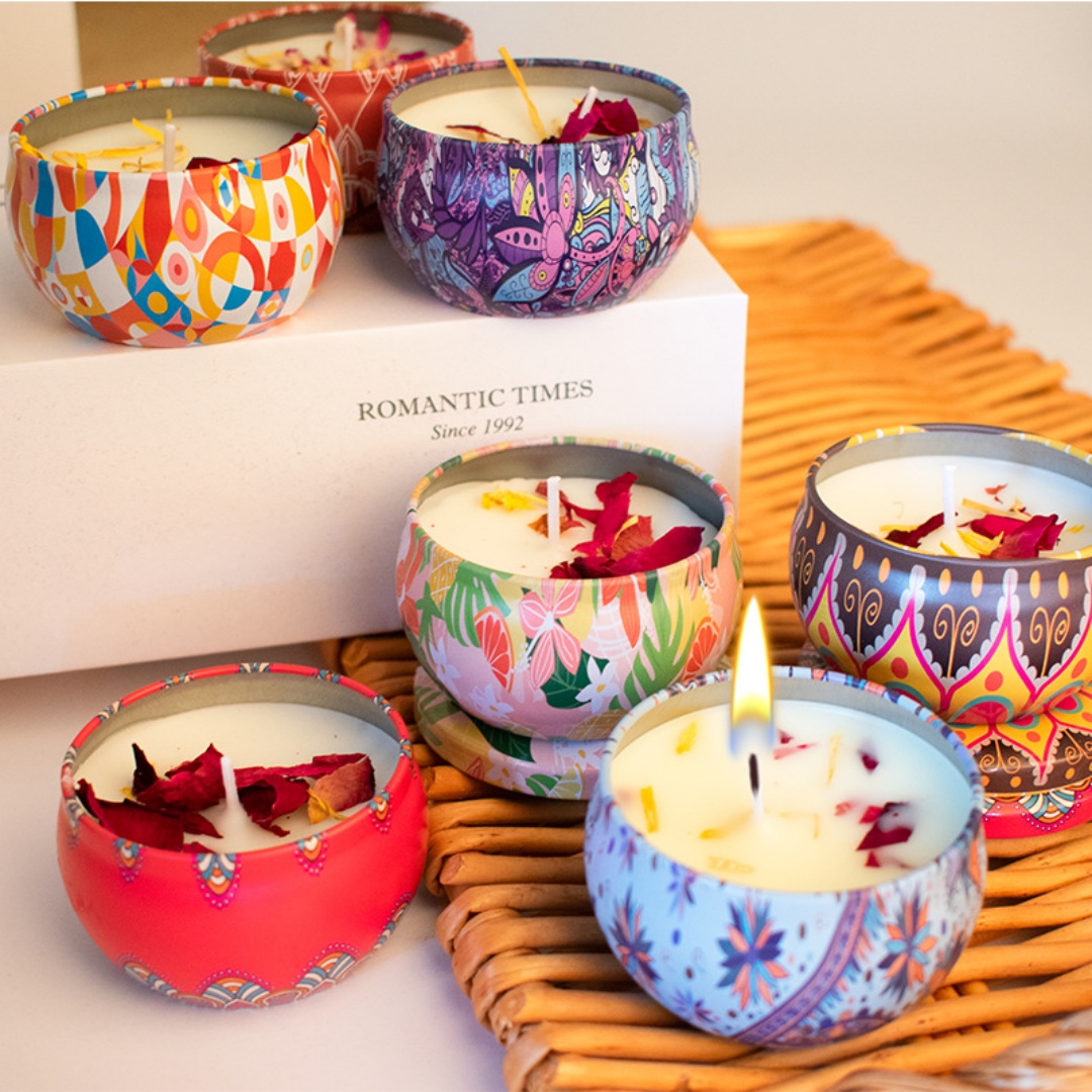 Lilin berbentuk mawar, suasana - Home Fragrance Kit ulasan dan harga